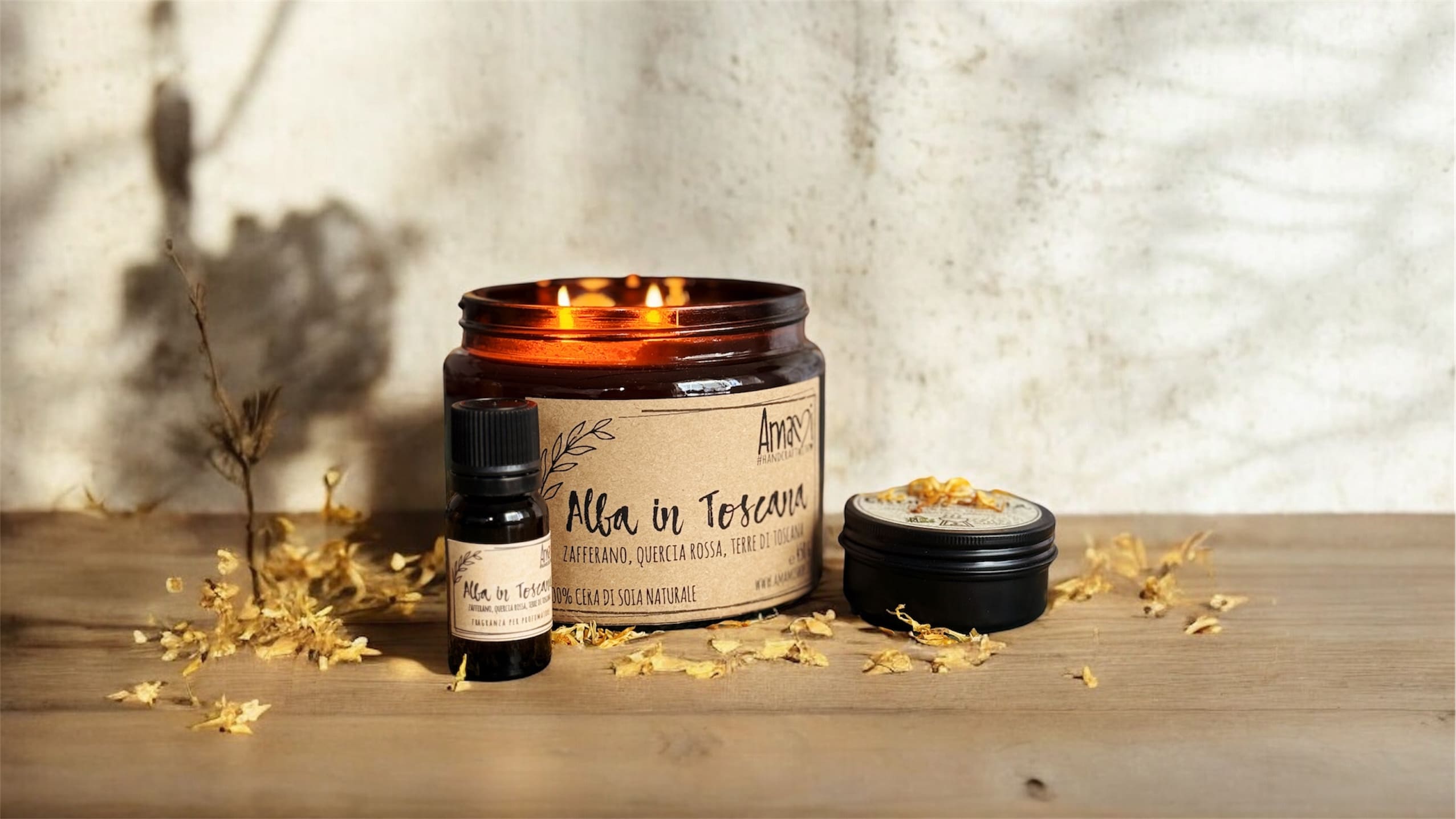 Amamishop candele artigianali in cera di soia naturale profumatori incensi naturali