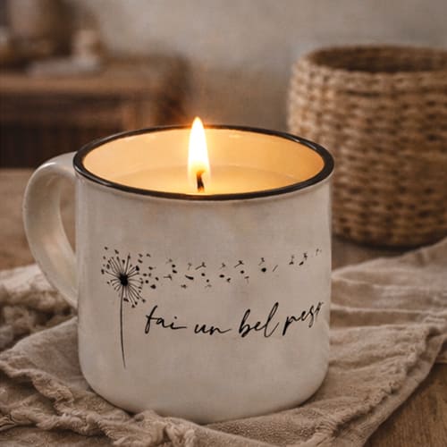 Candela artigianale Mug Amamishop